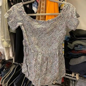 Off the shoulders blouse